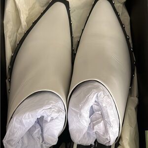 [NEW IN BOX] Rag & Bone Antique White Santiago Mules